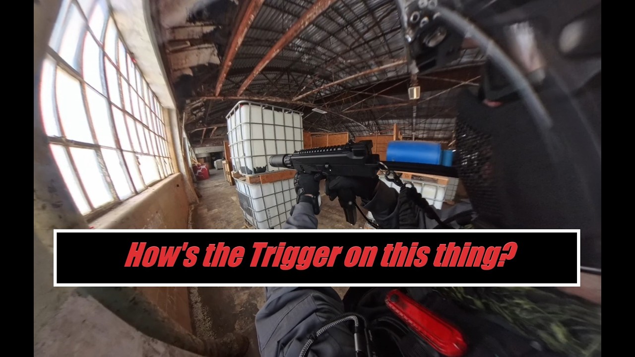 OVI CQB Arena with the Maruyama MP9 GBB on Airtac HPA Adapter in the freezing cold, 18 degrees!