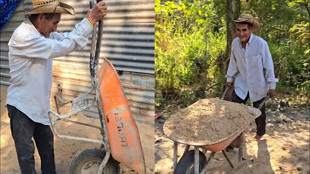 Don Victor No Para, Corriendo Hizo Todo Este Trabajo😱