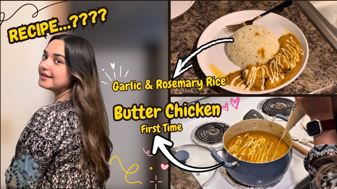 Mai ne Pehli Bar yaha Butter Chicken bnaya😌 | Full Recipe With Details 👀| My Daily Routine 🙊