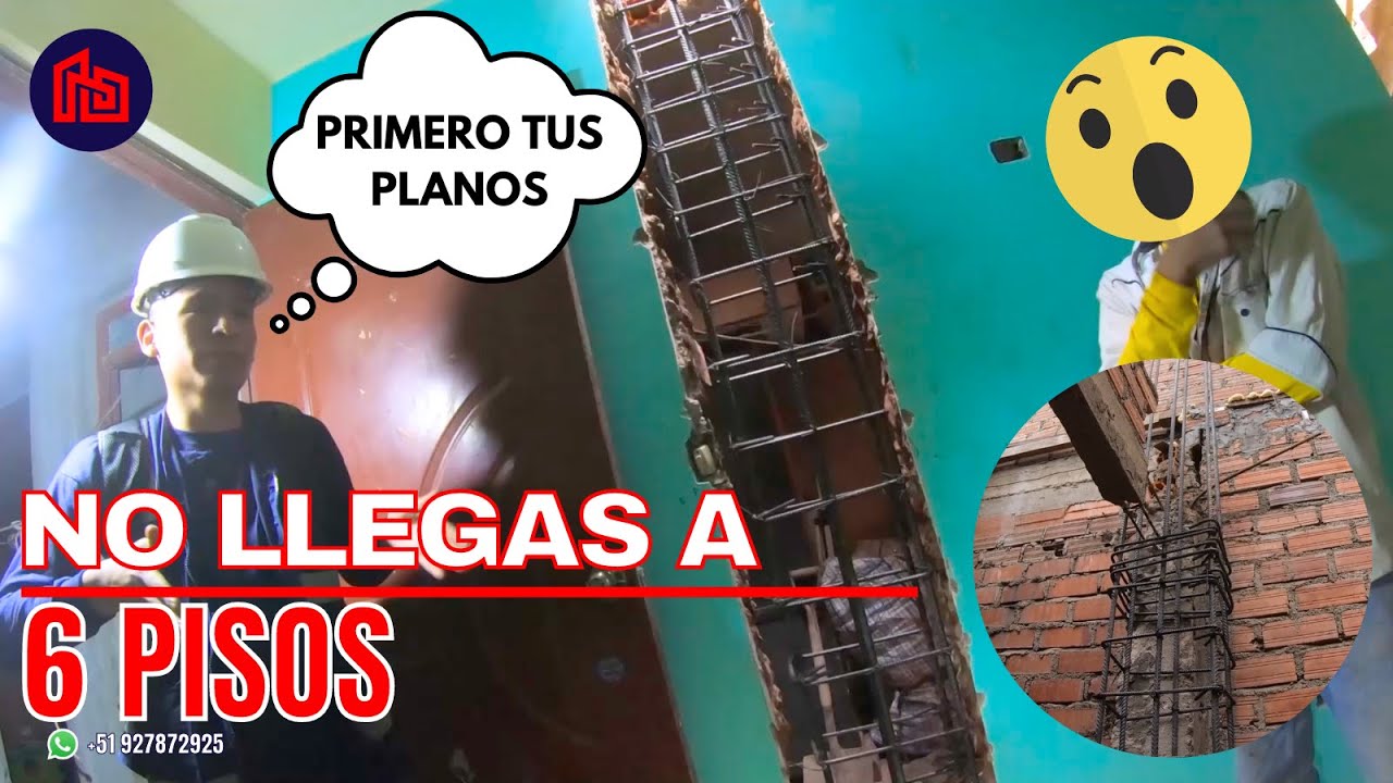 ¡No señor!, tú vivienda no llega a 6 pisos 👷🔥