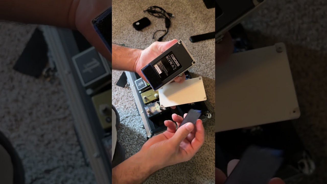 Here&rsquo;s a pedalboard hack that can save you time when swapping out guitar pedals! #pedalboard #guitar