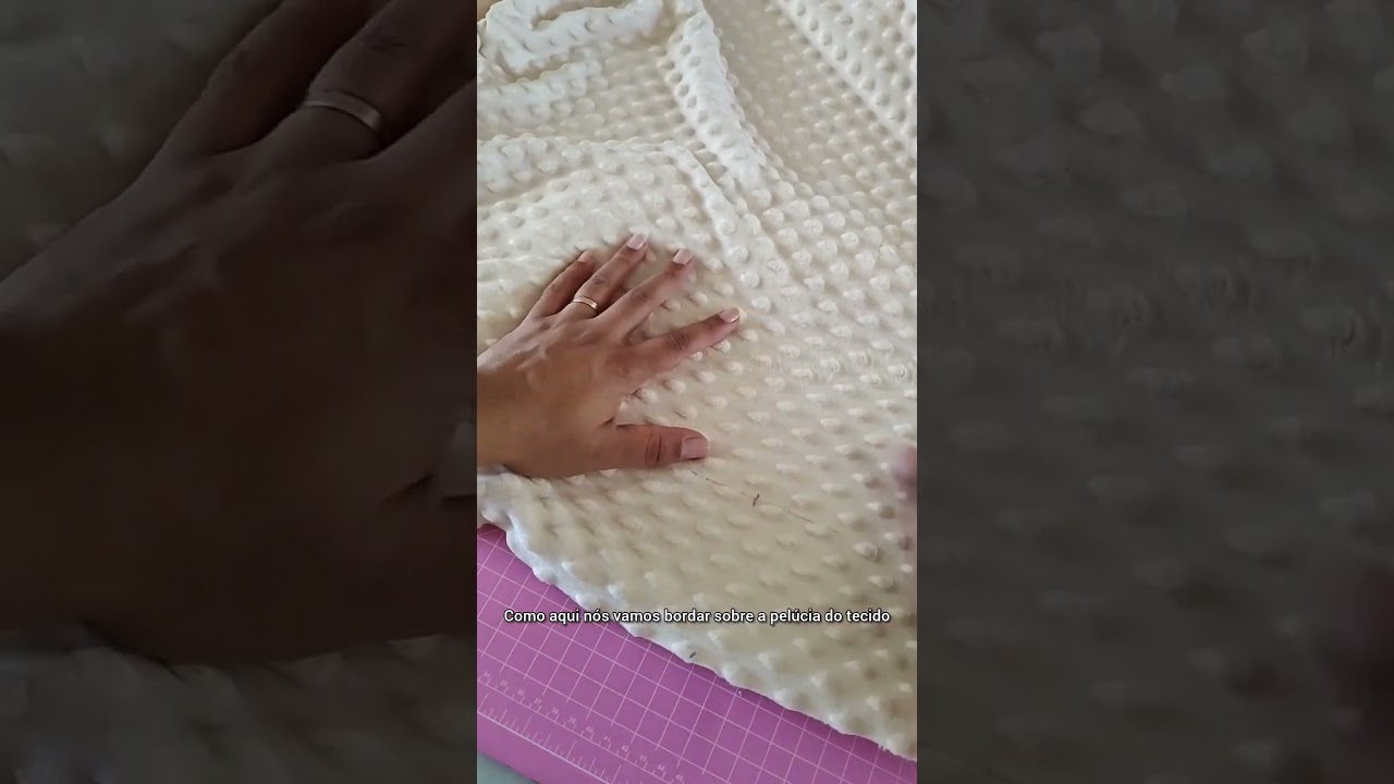 Cobertor Pipoquinha  Bordado