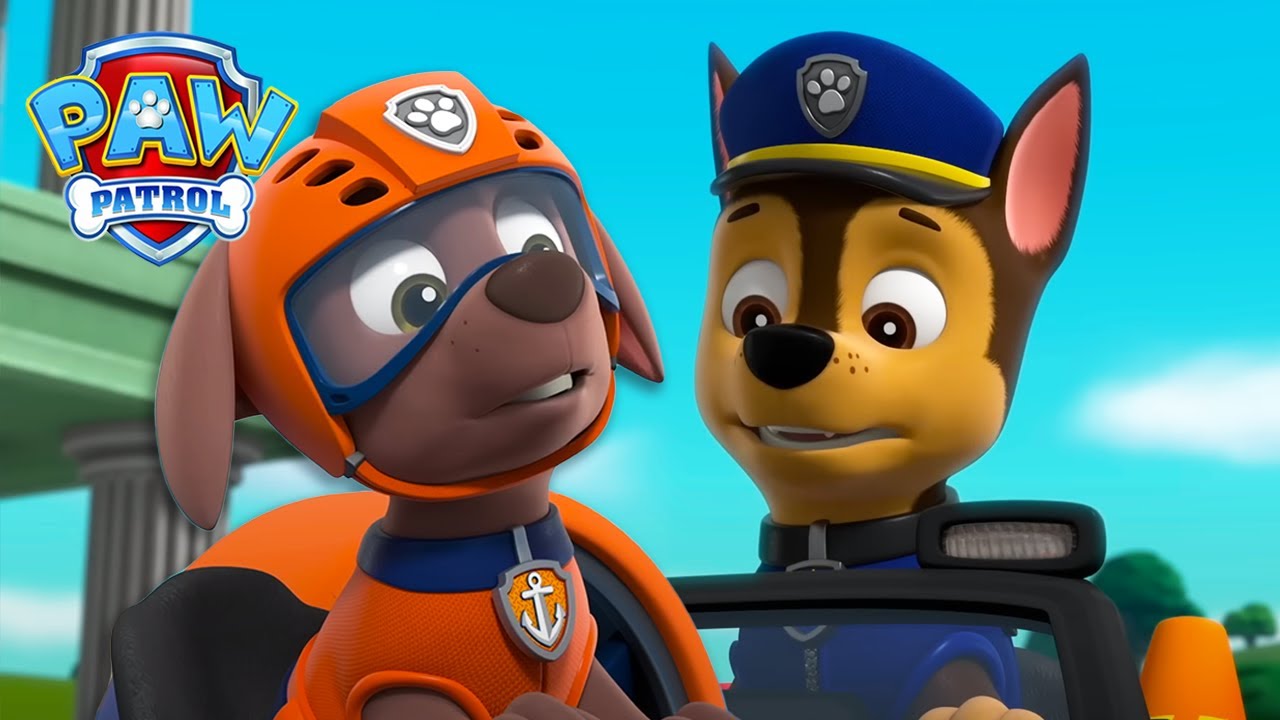 Wally är instängd! Zuma ger sig ut på en undervattensräddning! | PAW Patrol | På Svenska