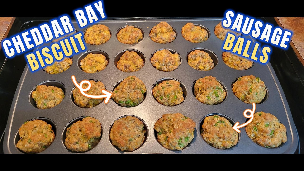 Cheddar Bay Biscuit Sausage Balls