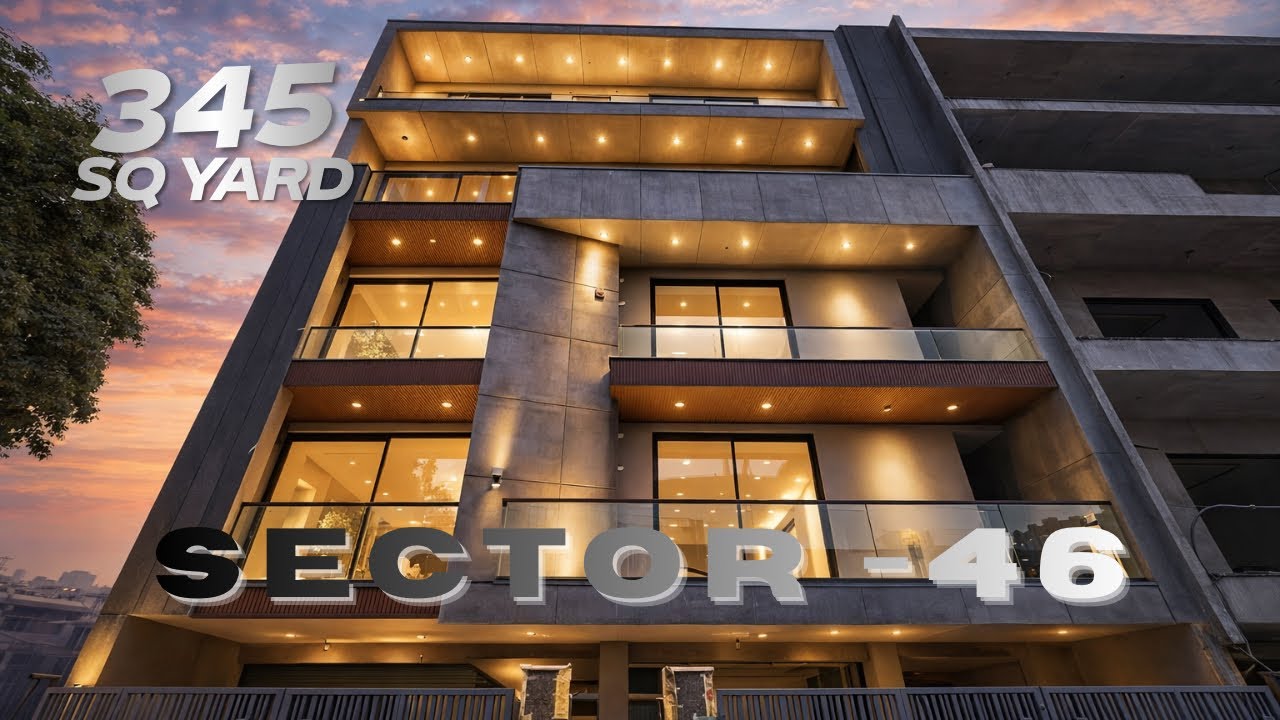 💎 Worth Every Square Yard  ||  345 Sq Yard Ultra Luxury 4BHK | Sector 46  |   Gurgaon