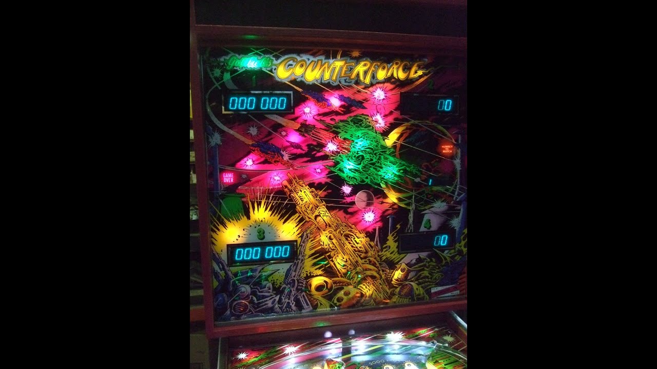 #564 Gottlieb COUNTERFORCE Pinball Machine - NEAT RULES! TNT Amusements