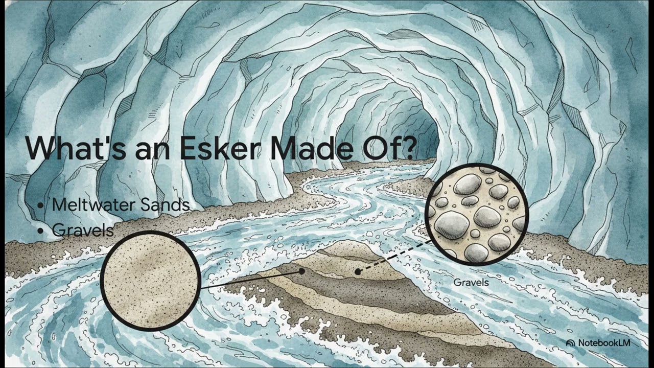 Explaining the formation of an Esker