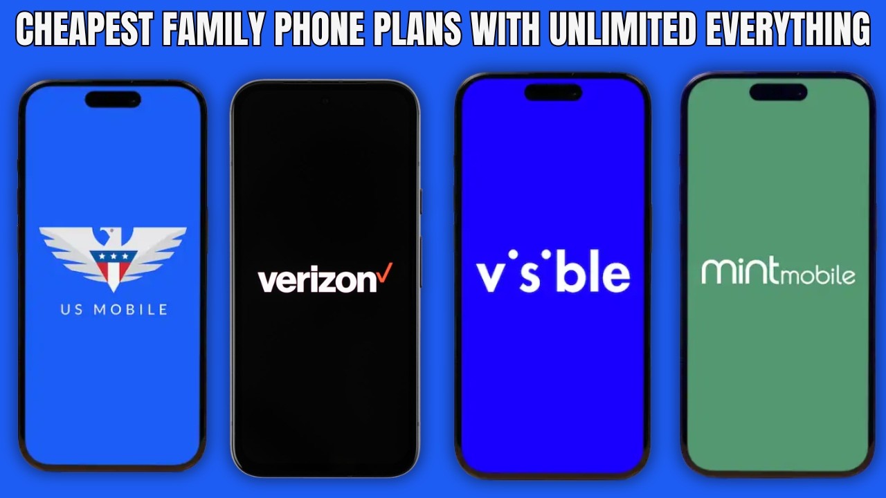 Cheapest Family Phone Plans With Unlimited Everything 2026