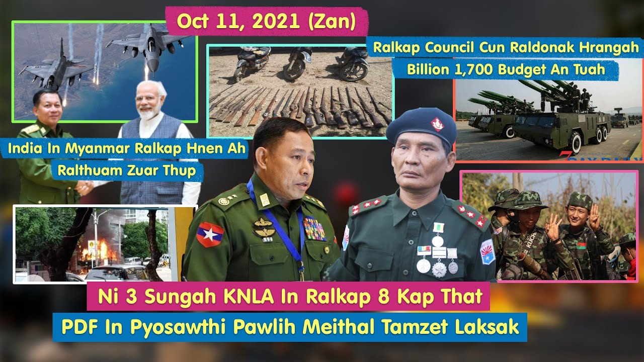 Oct 11 (Zan) - Ni 3 Sungah KNU In Ralkap 8 Kap That. PDF In Pyosawhtay Pawlih Meithal Laksak