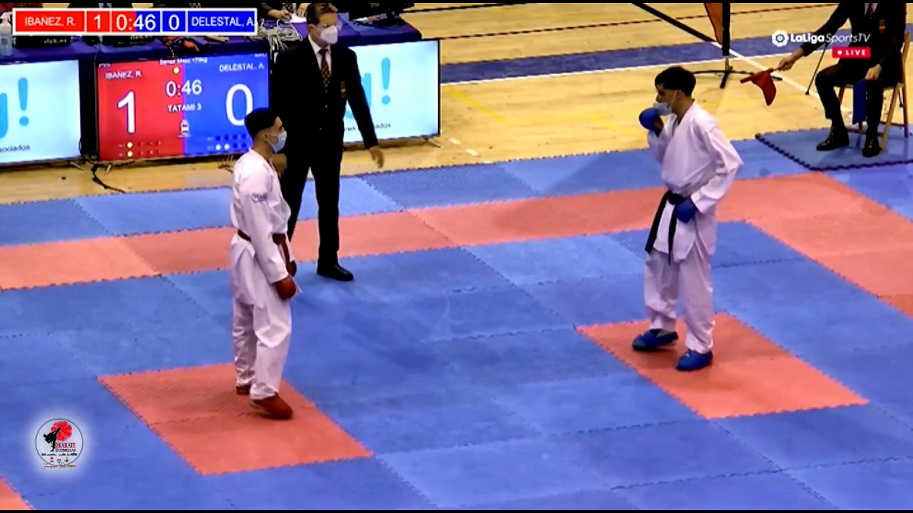 🥋🇪🇸52ºCAMPEONATO DE ESPAÑA SENIOR 2021Kumite Masculino-75 Kg🔴Aka:RODRIGO IBAÑEZ🔵Ao:ALBERTO DELESTAL