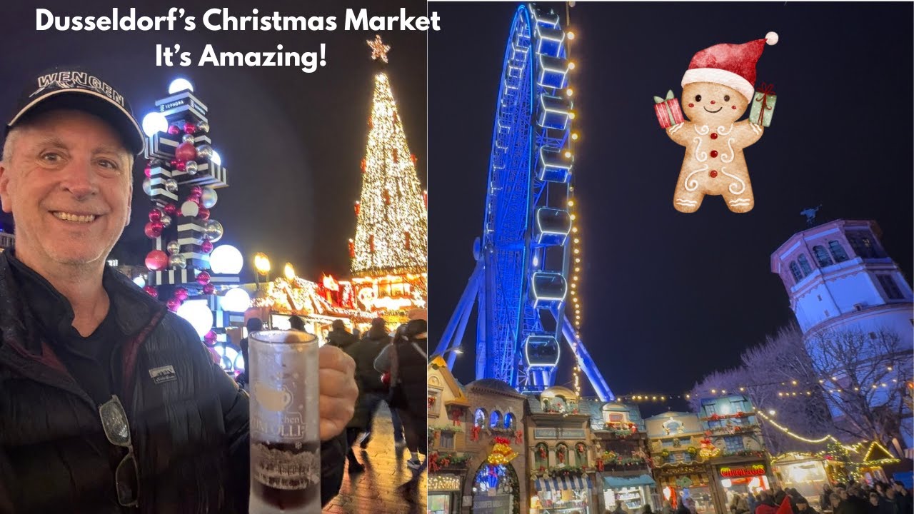 Рождественский рынок в Дюссельдорфе — это грандиозная вечеринка!