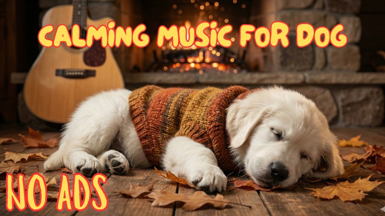 Dog Peaceful Sleep Music 🎵 Anxiety Relief | No Ads