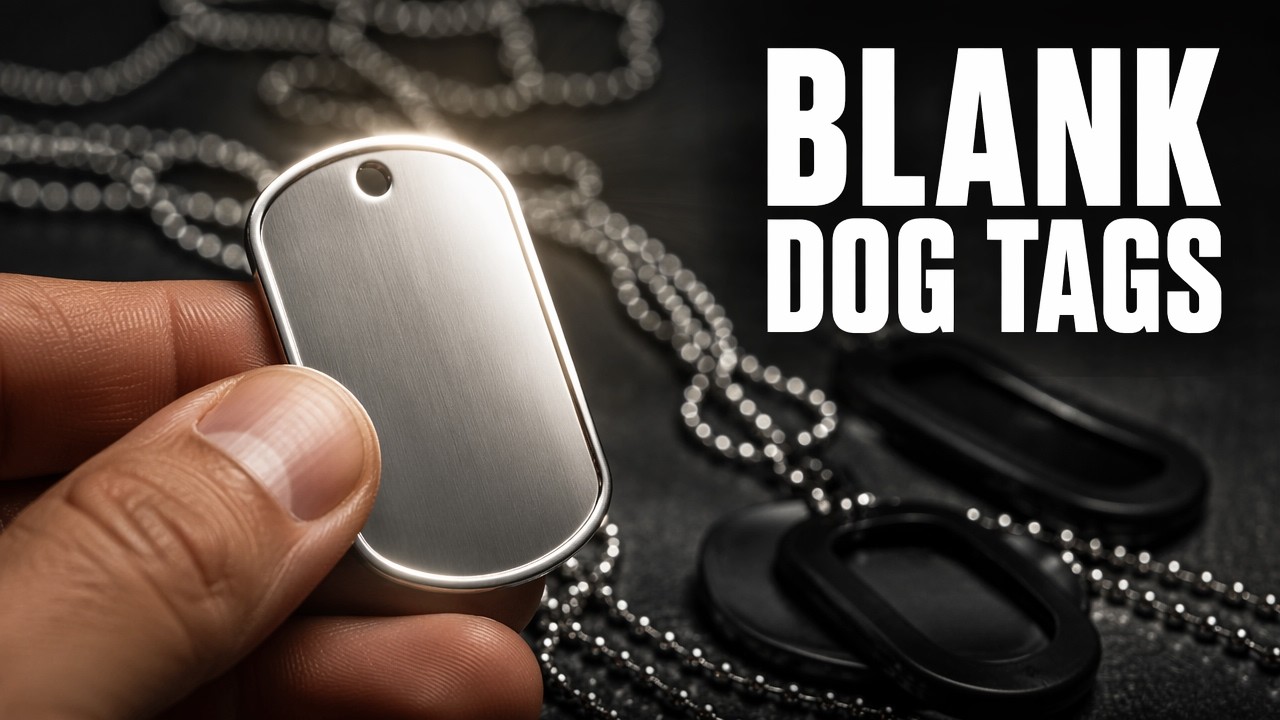 Blank Stainless Steel Dog Tag Set with Chains & Silencers Review