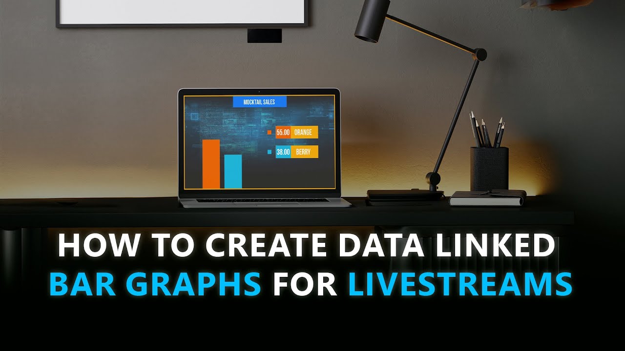 How to Create dynamic Bar Graphs for Livestreams | Link Data to Livestream Graphs | 