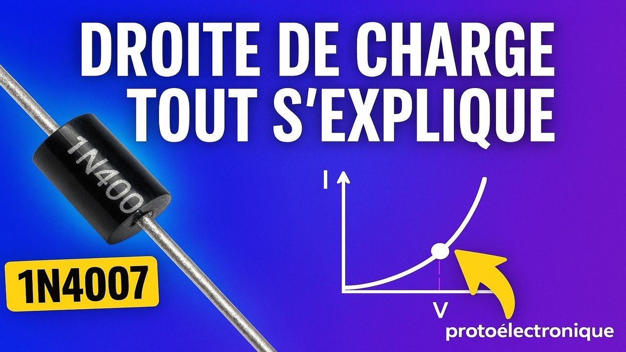 J’ai tracé la droite de charge… et tout s’explique !