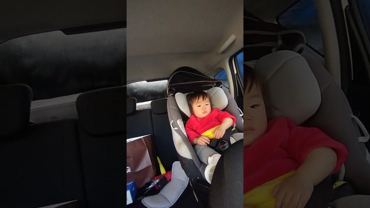 初めて1歳児と車洗浄機に突入！絶対泣くと思っていたら我が子は器が座ってました‥‥きっと将来は大物になる