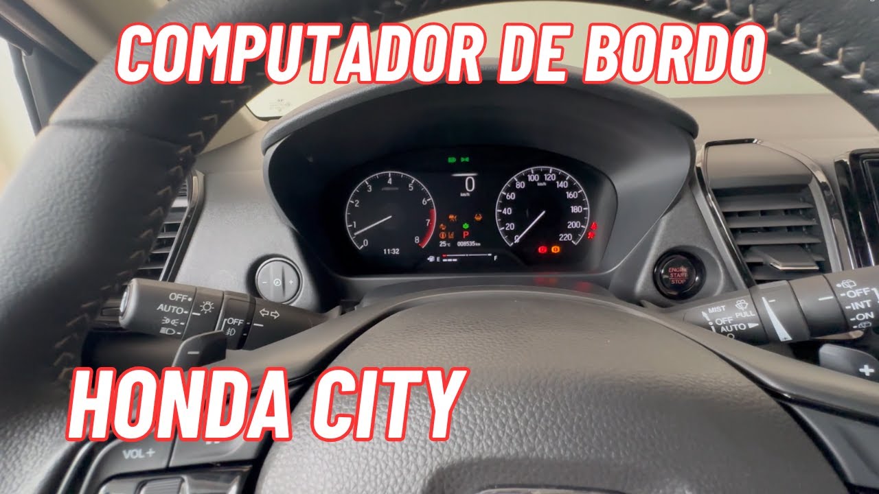 Como Funciona o Painel e Computador de Bordo do Novo Honda City HatchBack