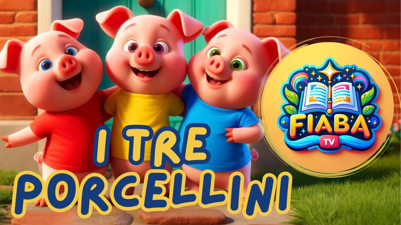 I Tre Porcellini | Fiaba TV | Storie & Favole Illustrate Per Bambini #videoperbambini