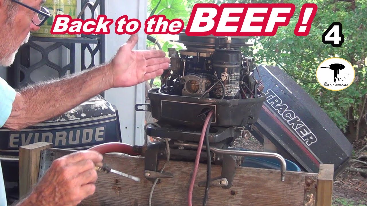 Johnson Evinrude 25 to 35 Hp Conversion pt 4. THIS OLD OUTBOARD