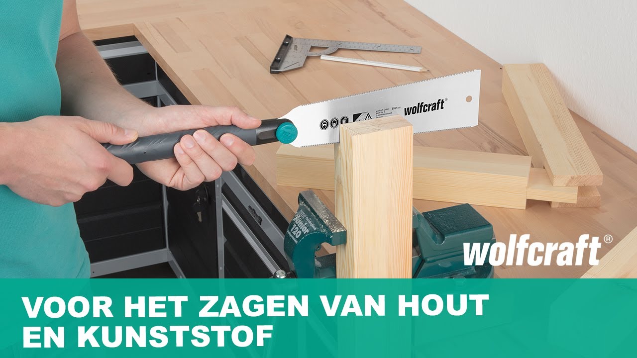 Japanse zaag: voor het zagen van hout en kunststof