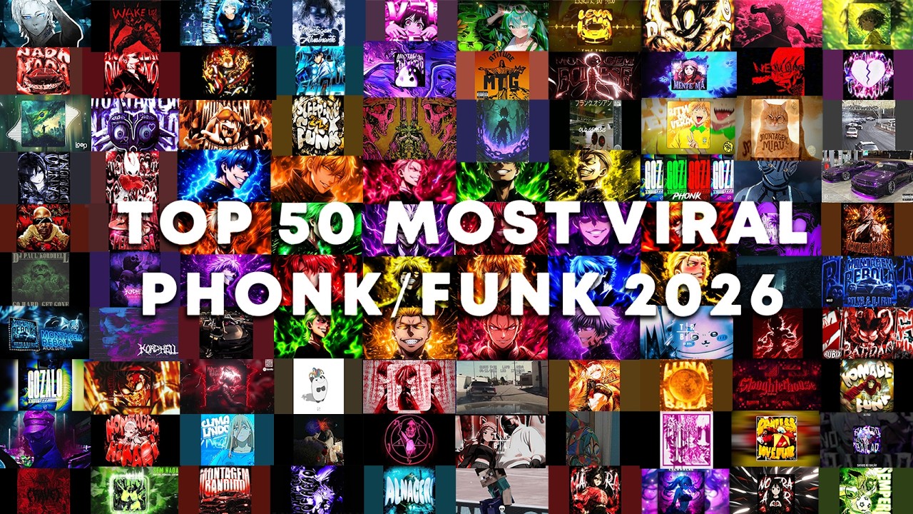 1 HOURS⚡TOP MOST VIRAL PHONK/FUNK 2026 SONGS🎵 PLAYLIST