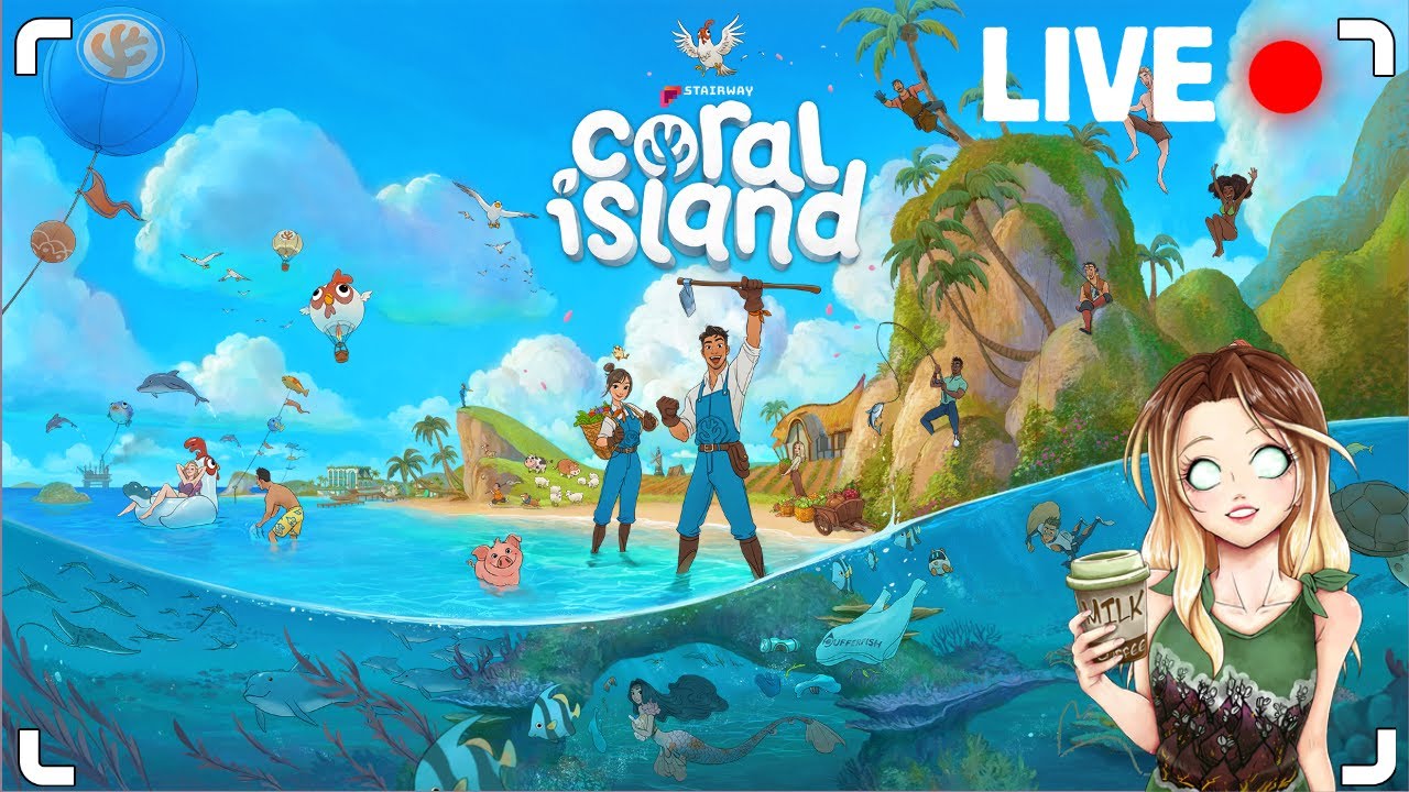 Coral Island PL -ZAPIS LIVE - Zobaczmy co nowego | 