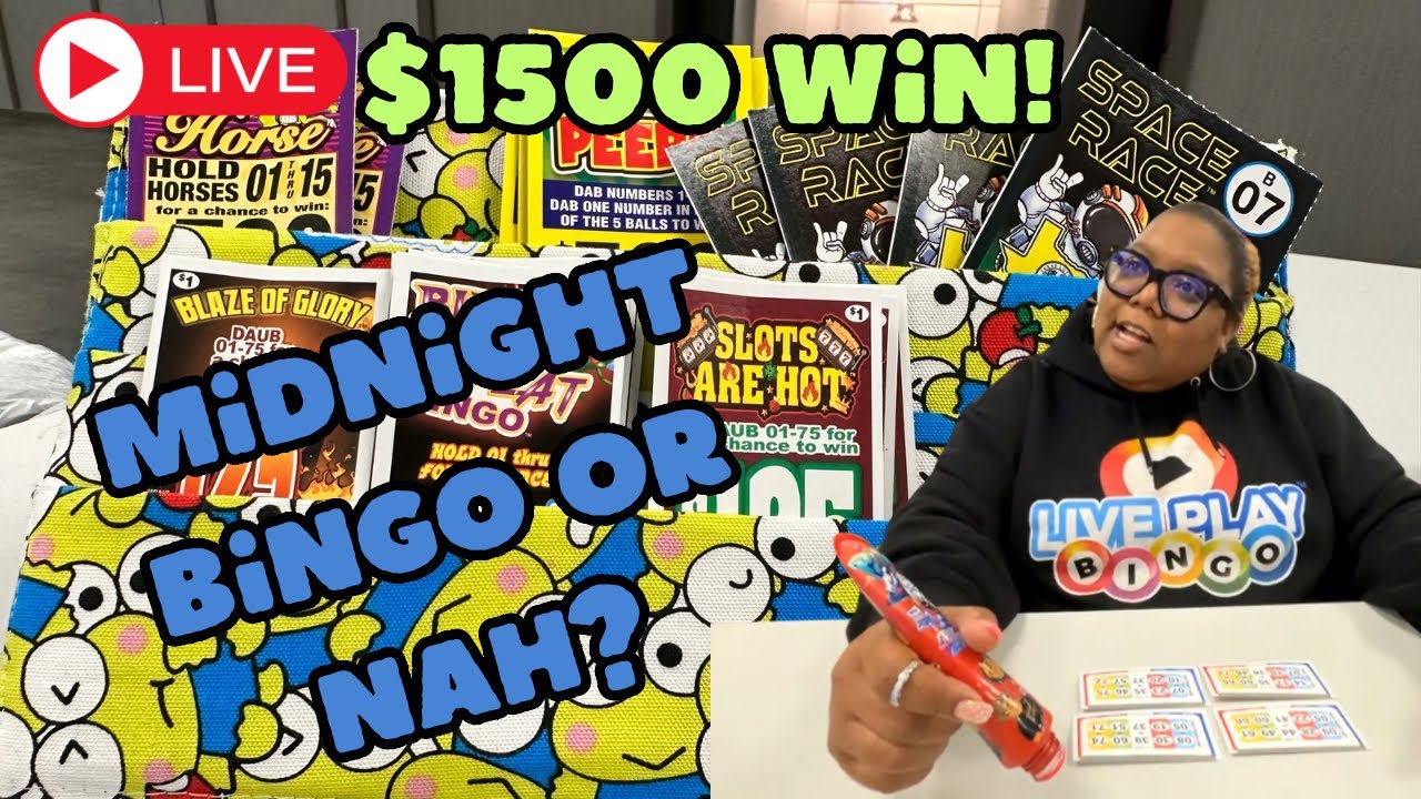 11/16/24 $1500 Win 💰 Midnight Bingo at HTown Bingo