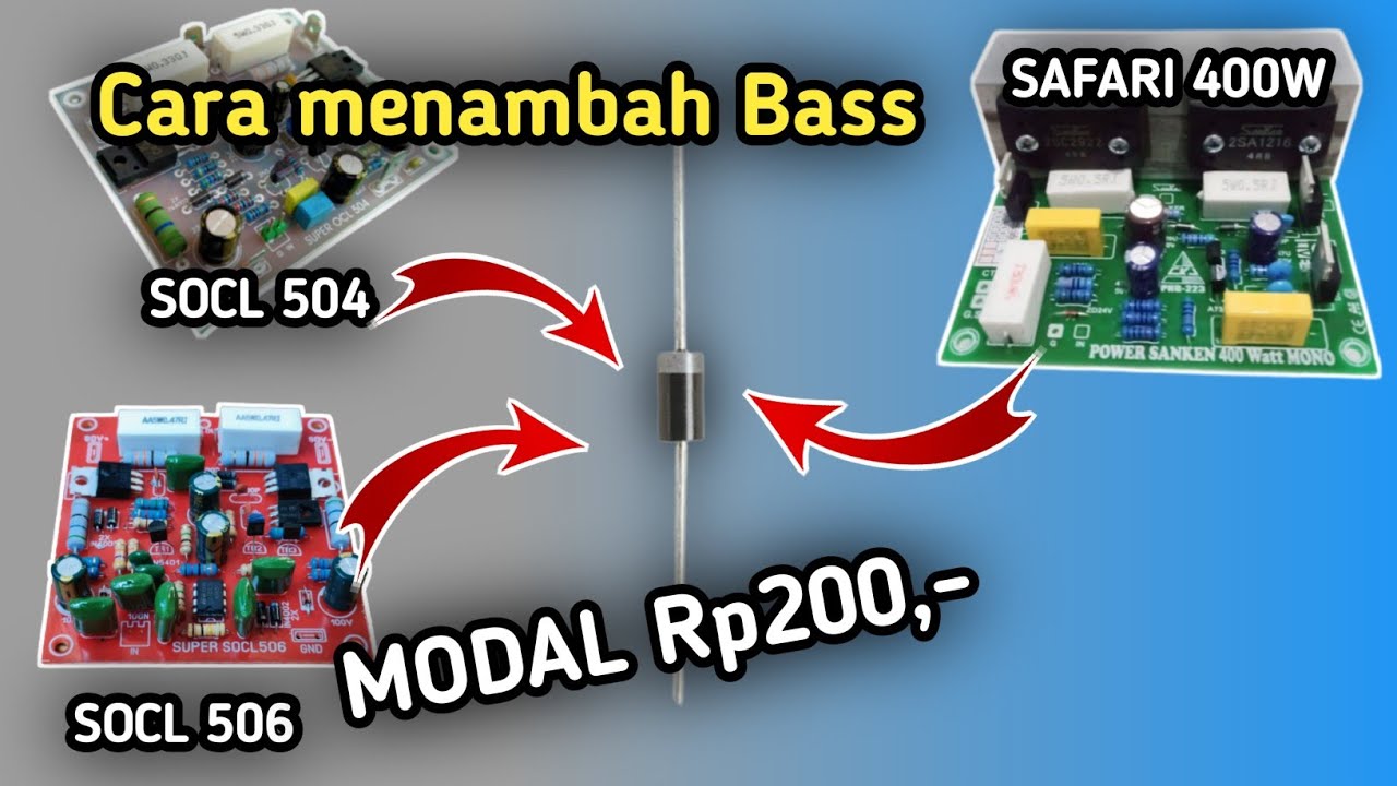 BASS HOREG NONJOK DI DADA !!! MODIF OCL 150W, 300W SOCL 504 506 DAN POWER SAFARI 400W