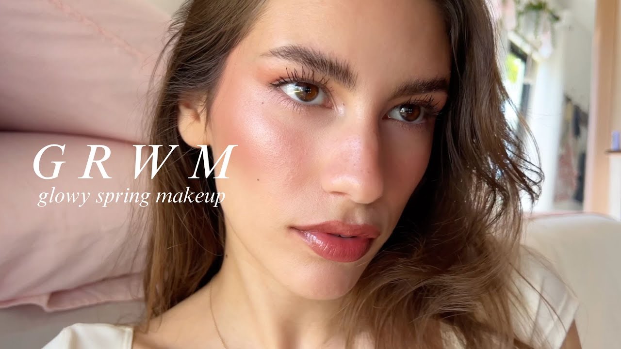 GRWM | easy & glowy spring makeup ‧₊˚❀༉‧₊˚.