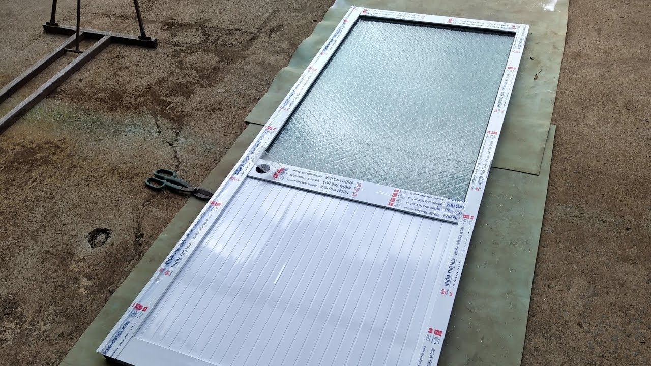 Cách lắp ráp CỬA PHÒNG NHÔM 1 CÁNH hệ nhôm 700 