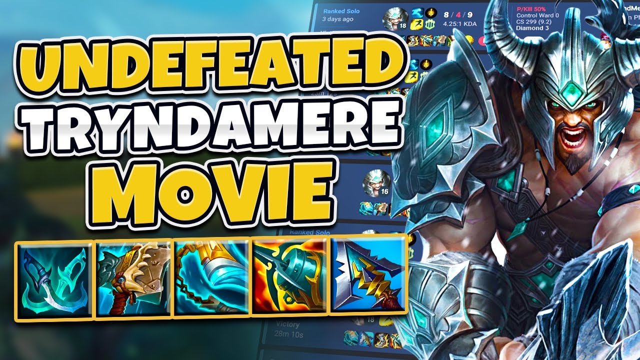 3 Hours Of Top Ranked Tryndamere Gameplay | TRYNDAMERE MOVIE - League of Legends