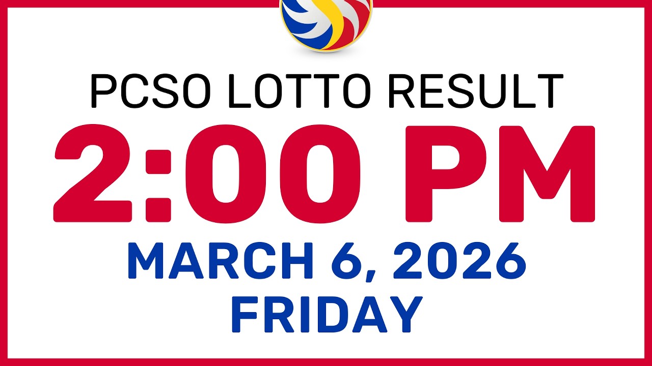 2pm Lotto Result Today March 6 2026 Swertres Ez2