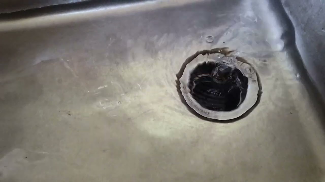 Another slow drain sink.