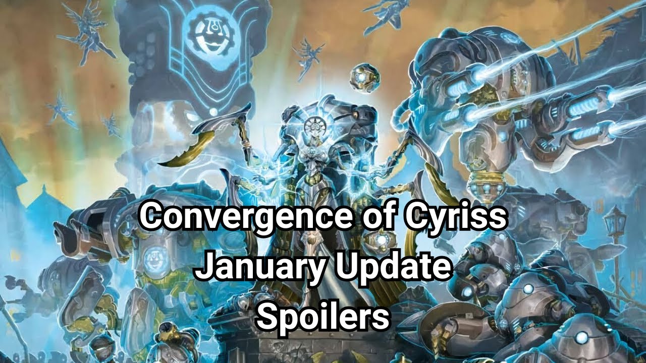 Warmachine Convergence of Cyriss January Update Spoilers
