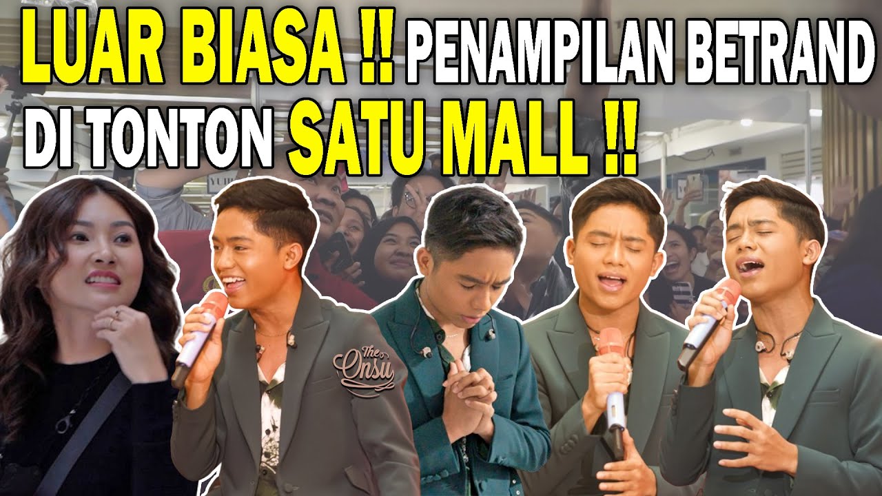 KEREN‼ PENAMPILAN BETRAND BAWAKAN LAGU CHRISTMAS, BIKIN SATU MALL IKUT NYANYI‼| THE ONSU FAMILY