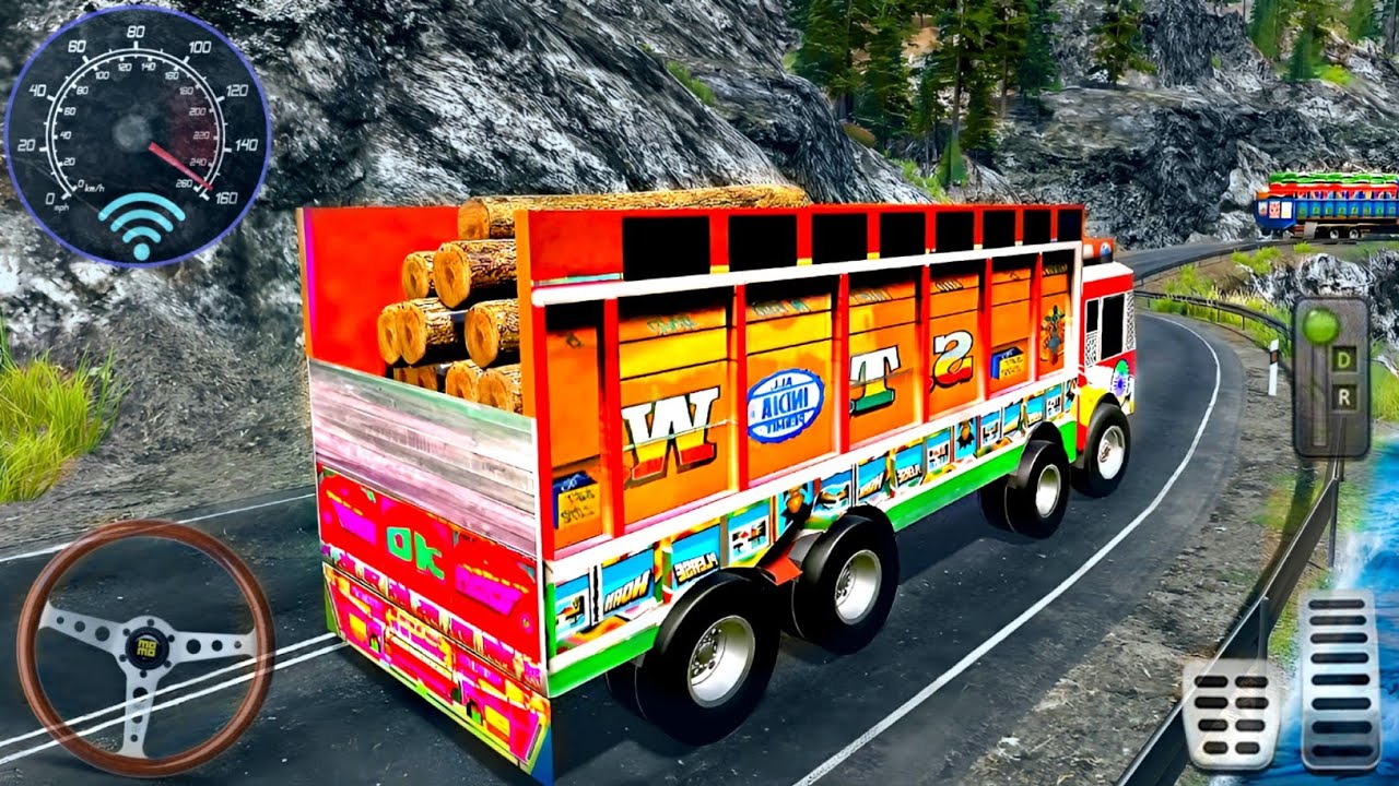 Indian Tata Lorry Truck Driver 3D - Offroad Heavy Cargo Truck Simulator : Android Gameplay #3
