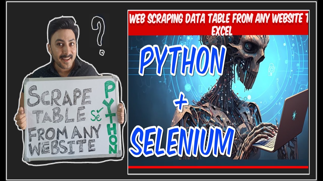 Web scraping with python | Scrape a web table | Web Scraping tutorial | New Chrome for testing