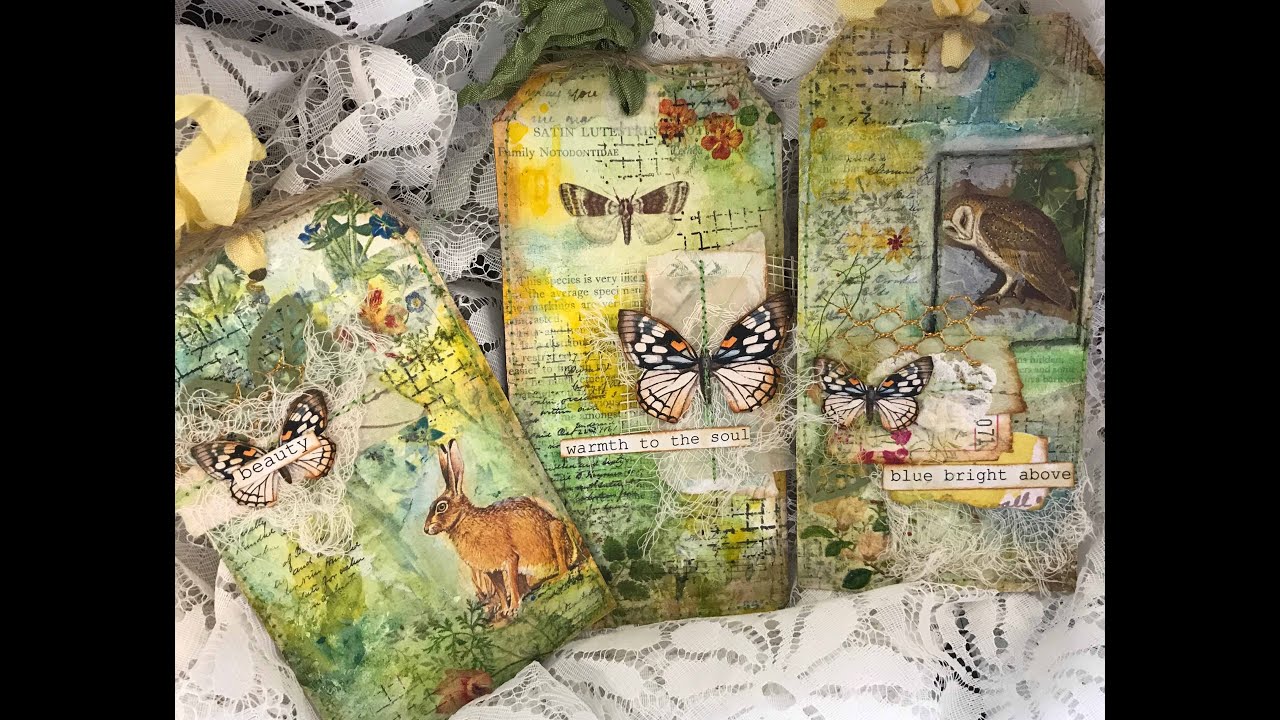 Lets Make Spring Tags #2 (collage)