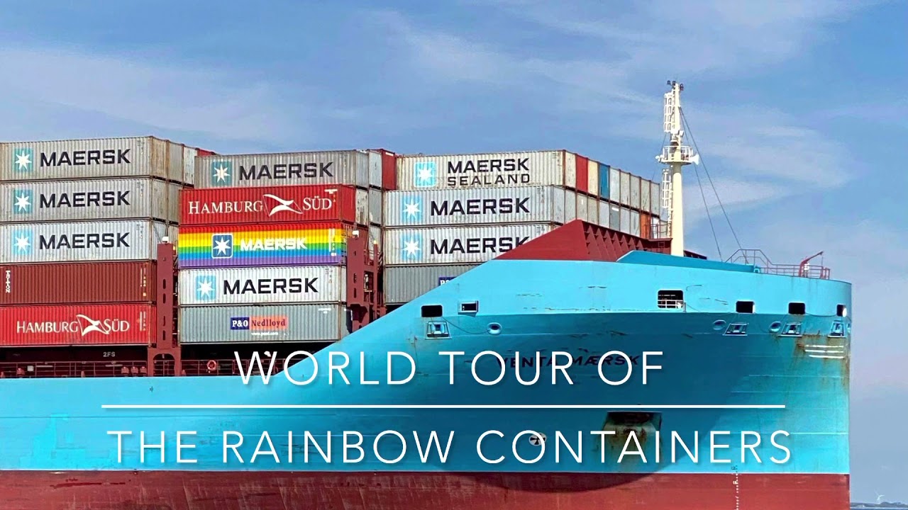 Maersk Rainbow Containers World Tour