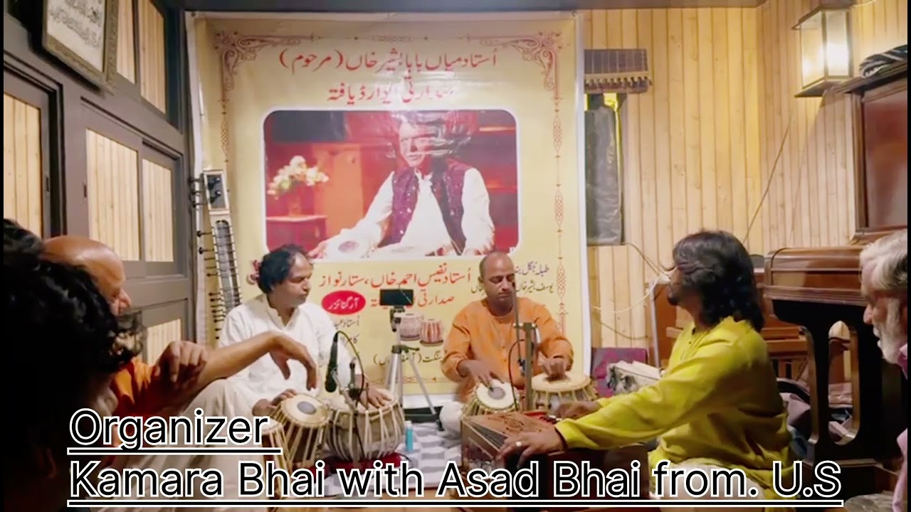 Tribute to Baba g Ustad bashir khan Solo Tabla by  Yousuf Bashir with Sarfraz Bashir Lehra Gulbaz 