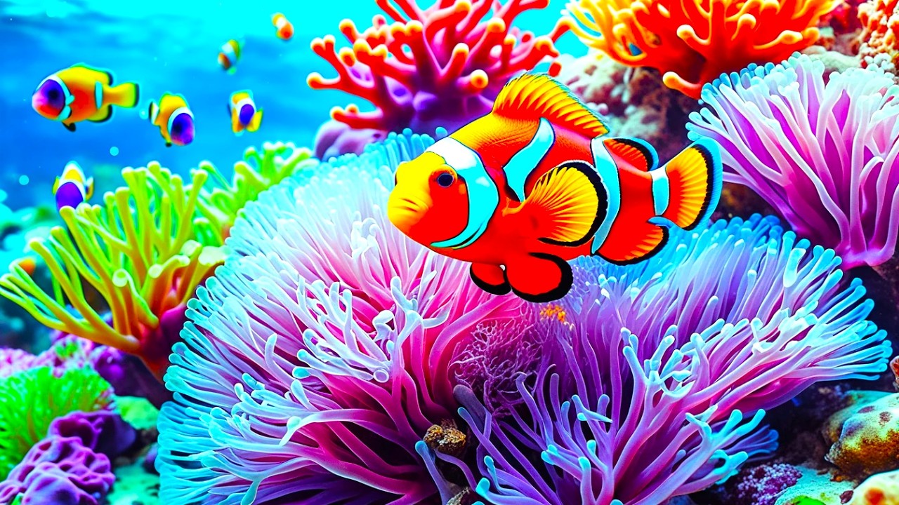 The Best 4K Aquarium - Explore the Stunning World of Sea Jellyfish and Beautiful Coral Reef Fish. #8
