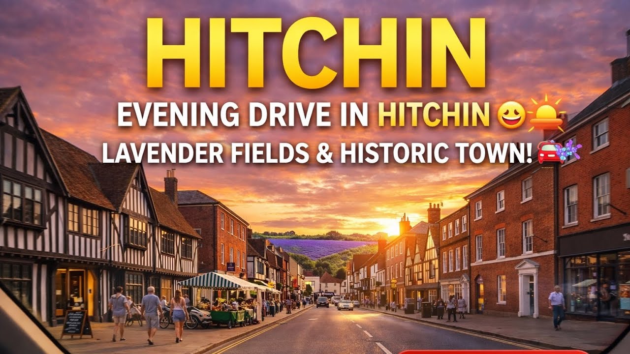 Hitchin Is TOO Beautiful TODAY… You Have to See This! 🇬🇧