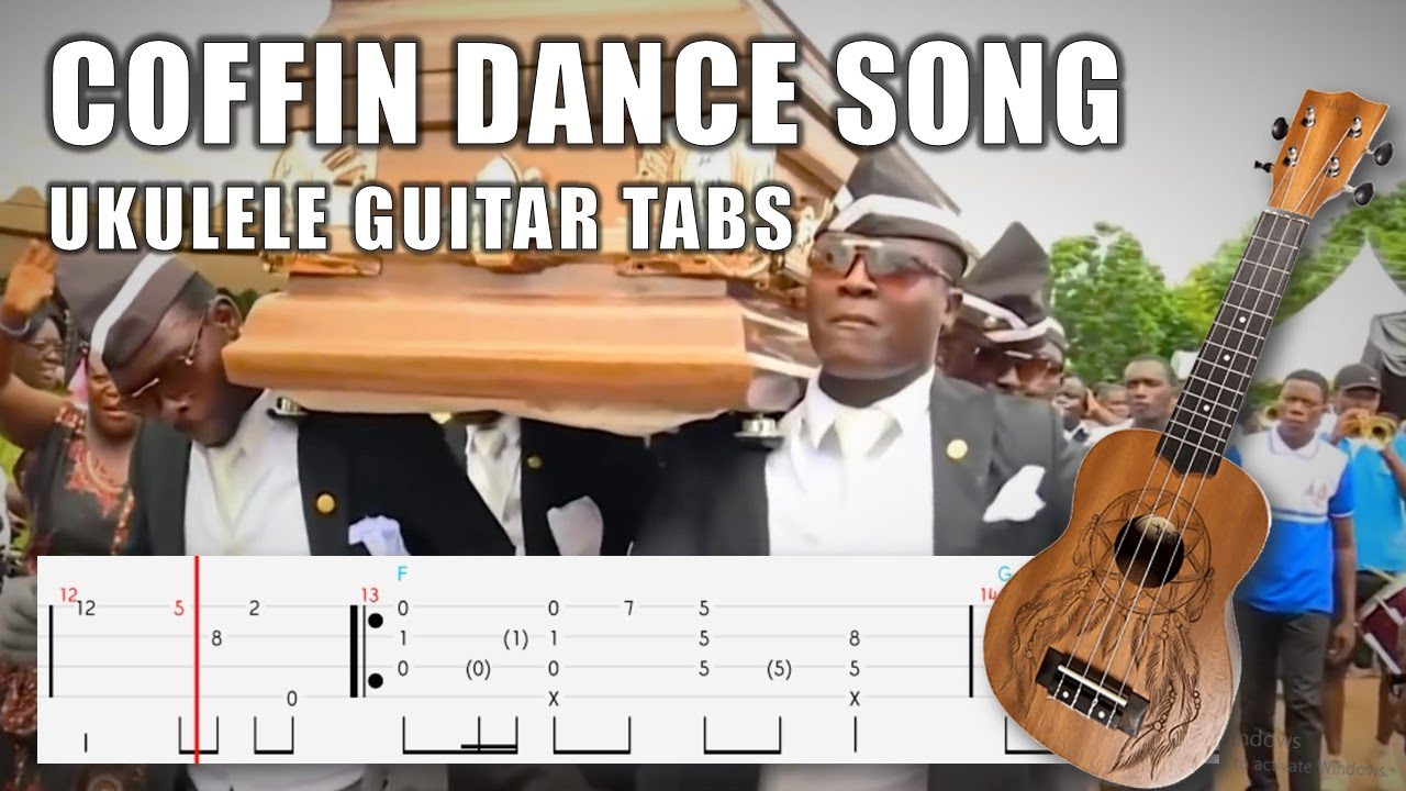 COFFIN DANCE | Ukulele Guitar Tabs | Astronomia | Meme | Chami's Bass (Official Music Video HD)