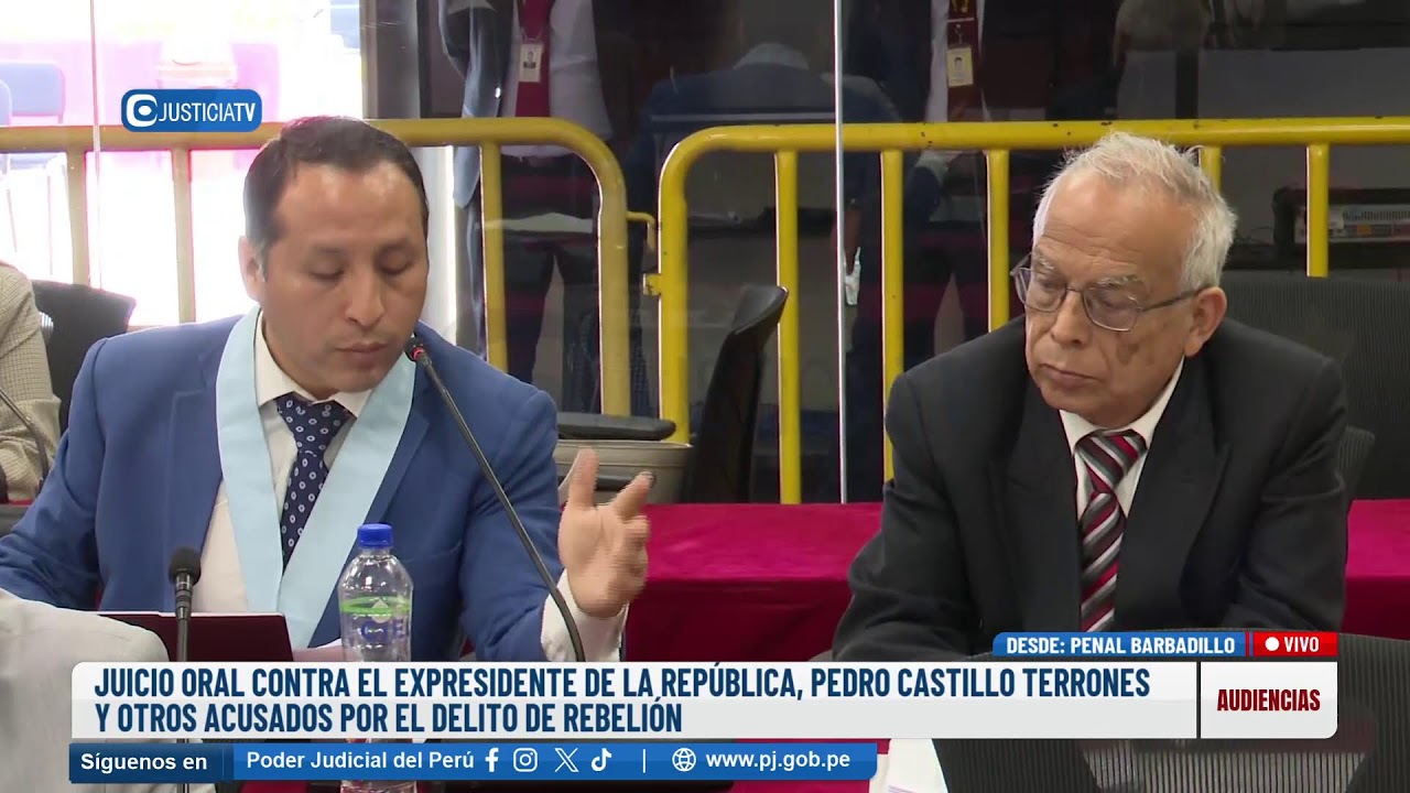 🔴#EnVivo | JUICIO ORAL CONTRA EL EXPRESIDENTE DE LA REP&Uacute;BLICA, PEDRO CASTILLO TERRONES Y OTROS