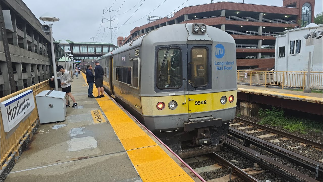 LIRR: M3 Front Window Train 1568 Penn Station to Huntington