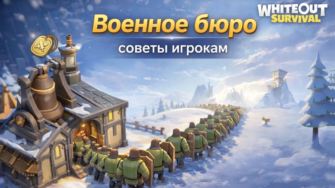 Военное бюро. Потери не страшны👌🏻 Whiteout survival 