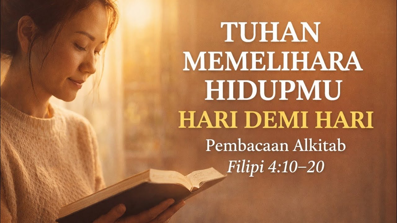 Tuhan Memelihara Hidupmu Hari demi Hari | Pembacaan Alkitab Filipi 4:10–20