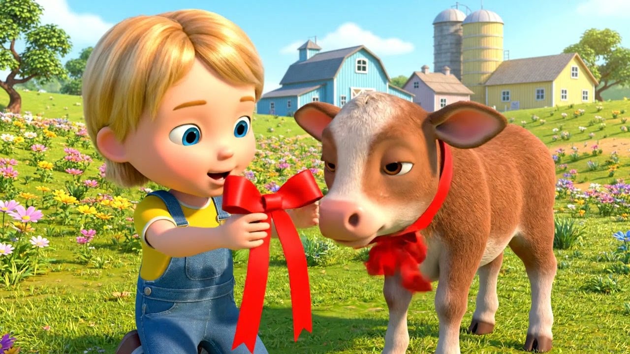 Where Did Baby Calf Put the Red Ribbon | Kids Songs & Nursery Rhymes