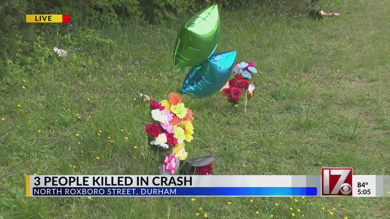 2 of 3 killed in Durham crash on Roxboro Street identified