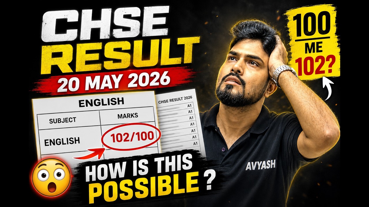 CHSE Result 2026 Biggest Mistake? 102/100 in English!